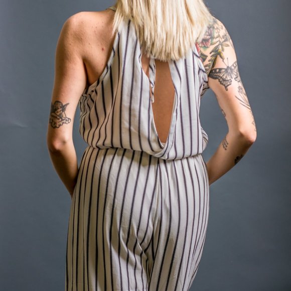 White Striped Jumper by Ci Sono - Picture 4 of 10